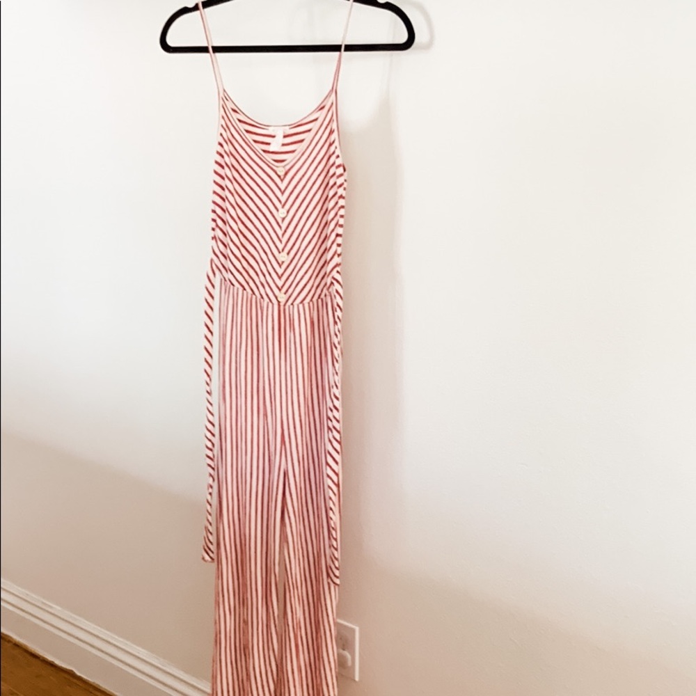 Striped romper